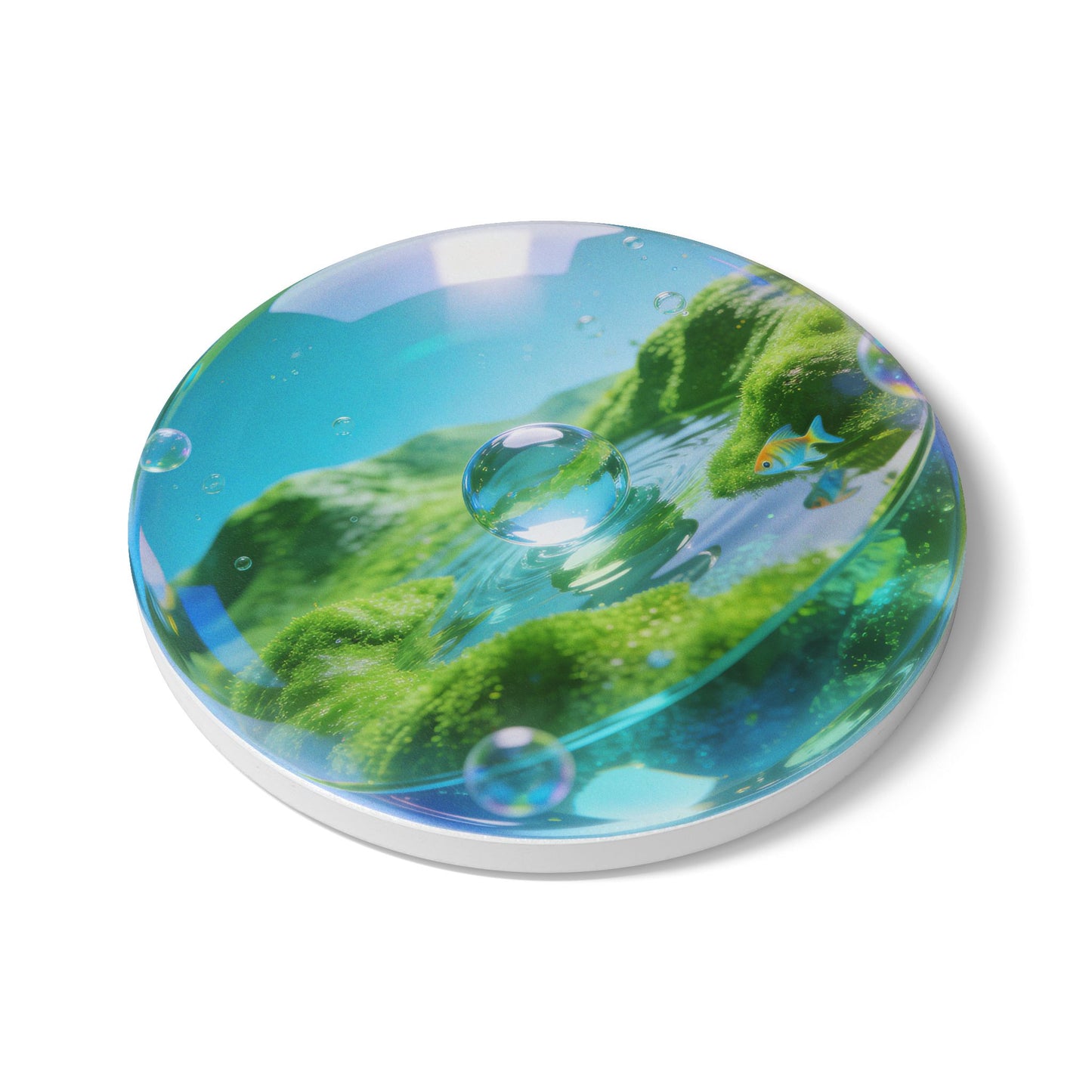 Frutiger Aero Ceramic Coaster