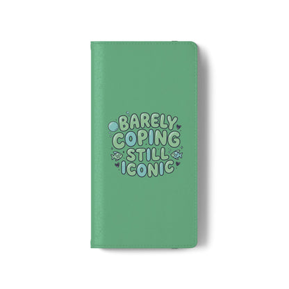 Barely Coping Still Iconic Flip Phone Wallet Case