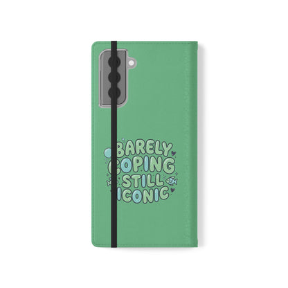 Barely Coping Still Iconic Flip Phone Wallet Case