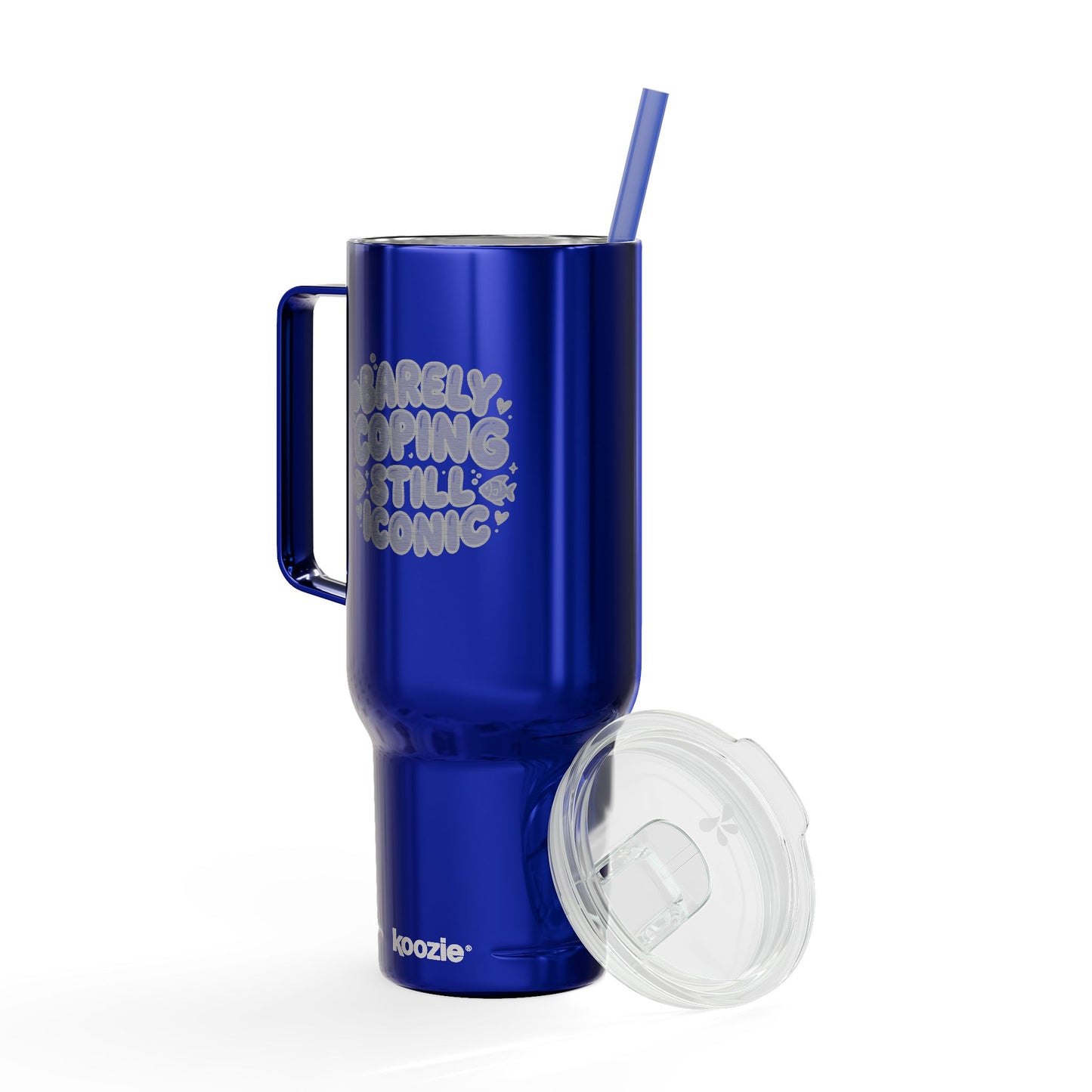 Barely Coping Still Iconic 40oz Engraved Insulated Tumbler