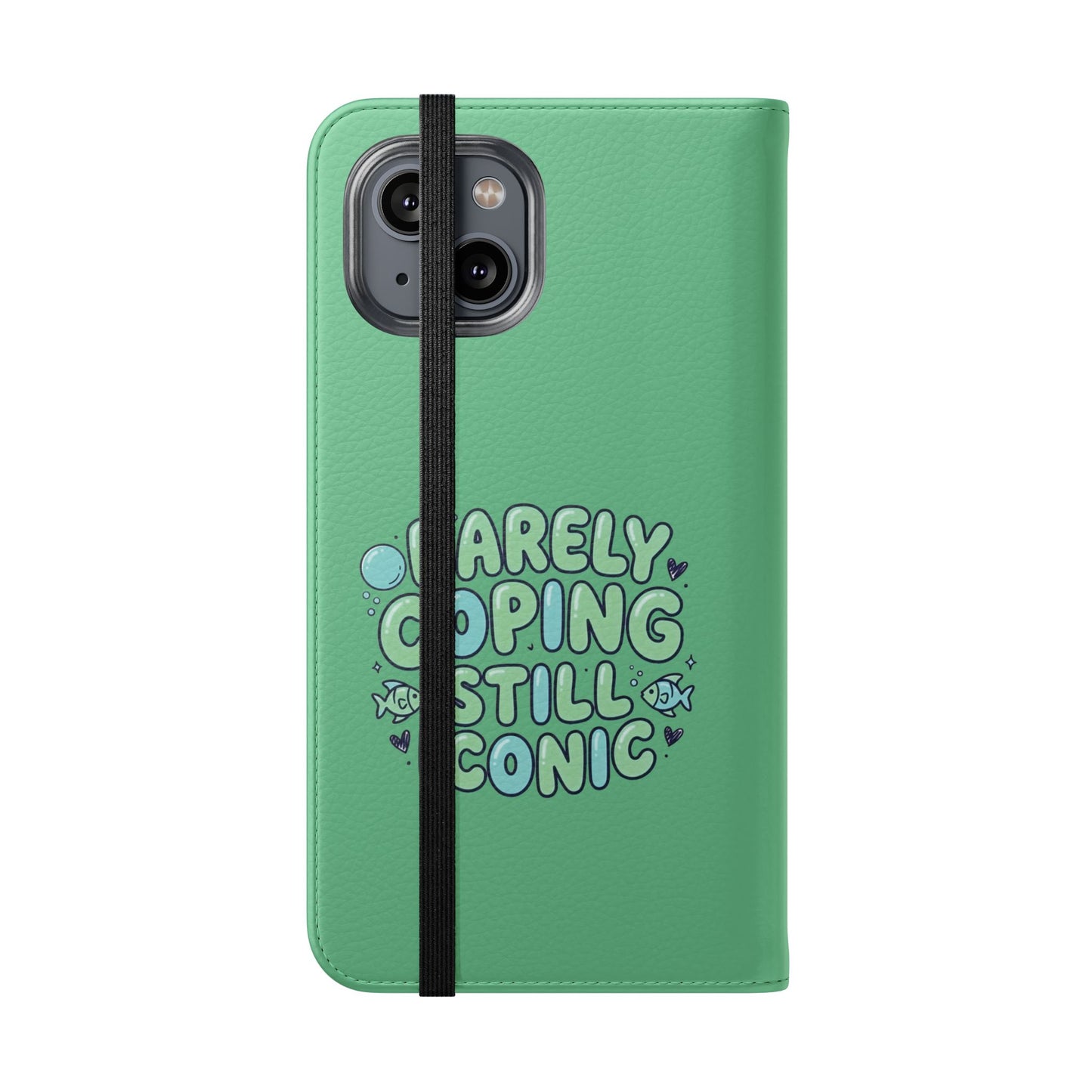 Barely Coping Still Iconic Flip Phone Wallet Case