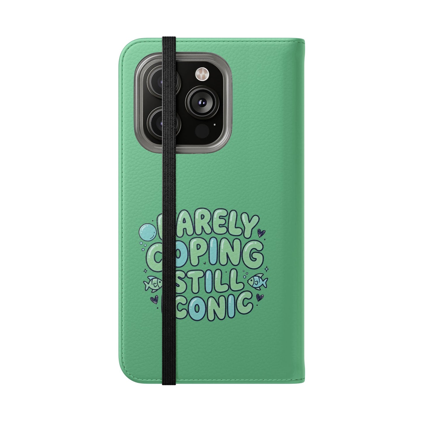 Barely Coping Still Iconic Flip Phone Wallet Case