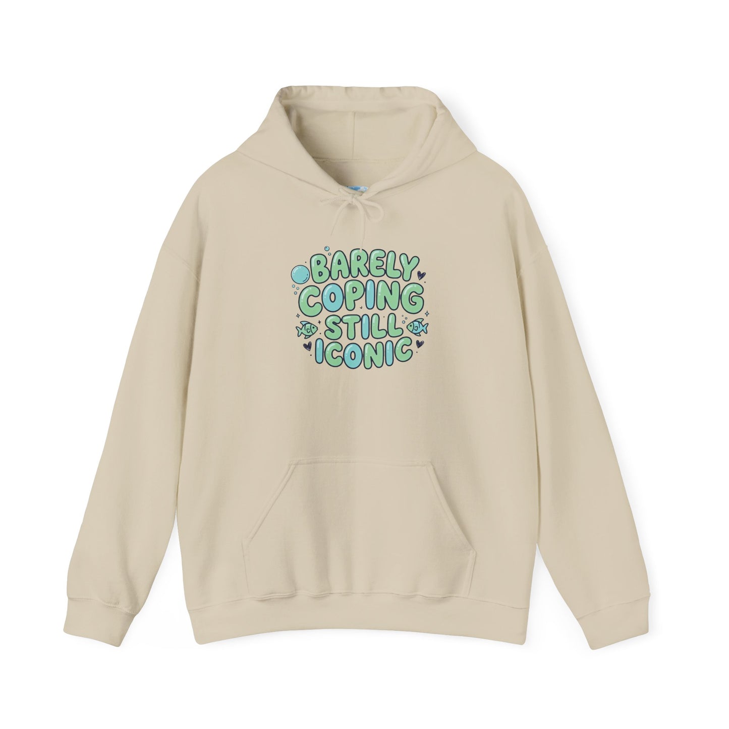 Barely Coping Still Iconic Hoodie