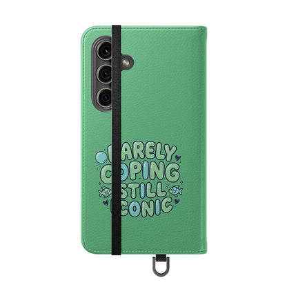 Barely Coping Still Iconic Flip Phone Wallet Case