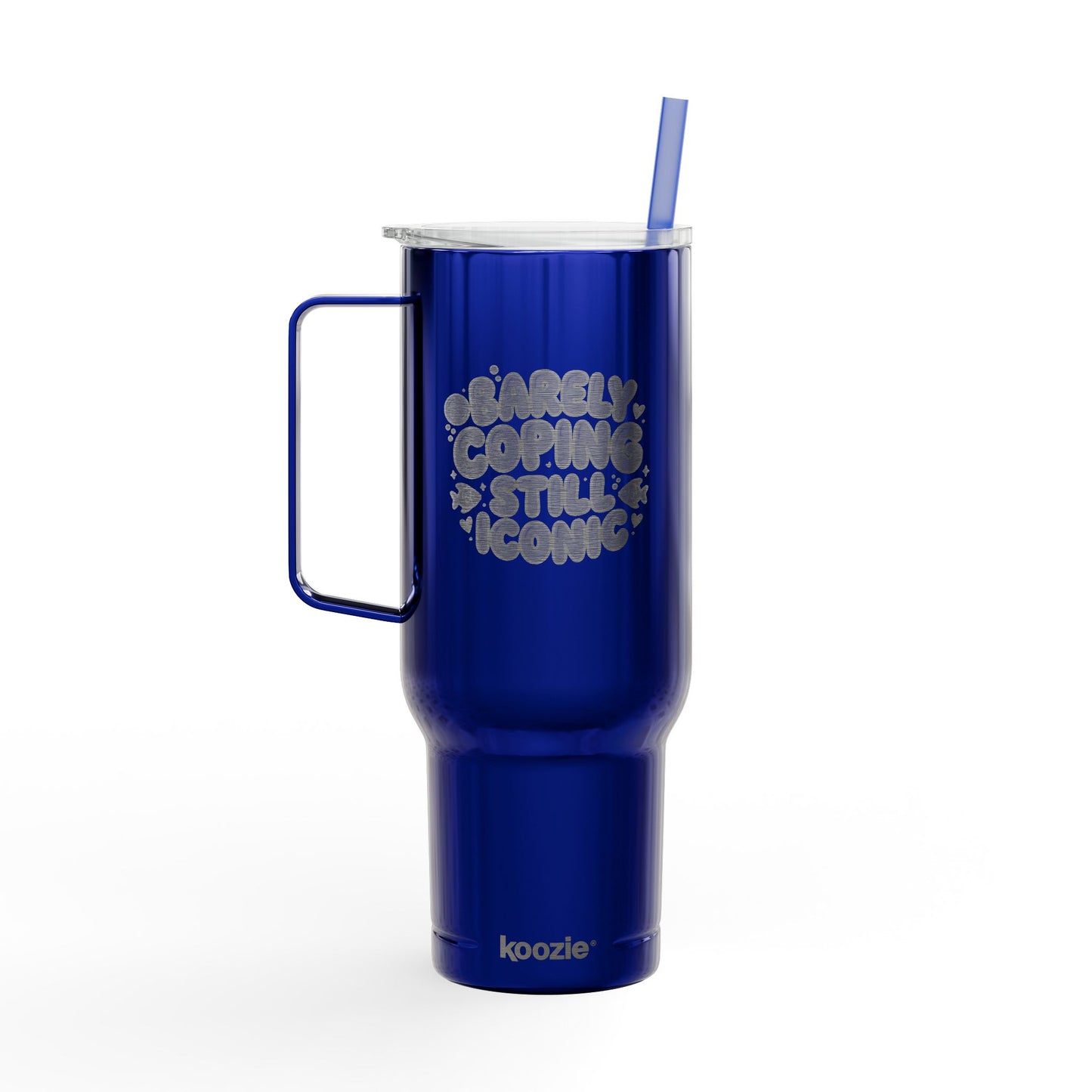 Barely Coping Still Iconic 40oz Engraved Insulated Tumbler