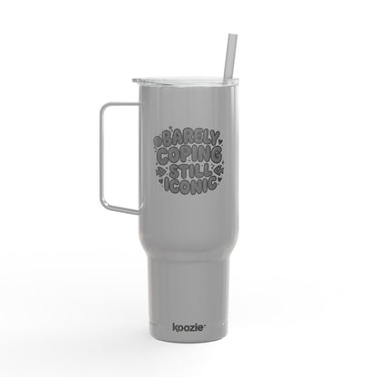 Barely Coping Still Iconic 40oz Engraved Insulated Tumbler