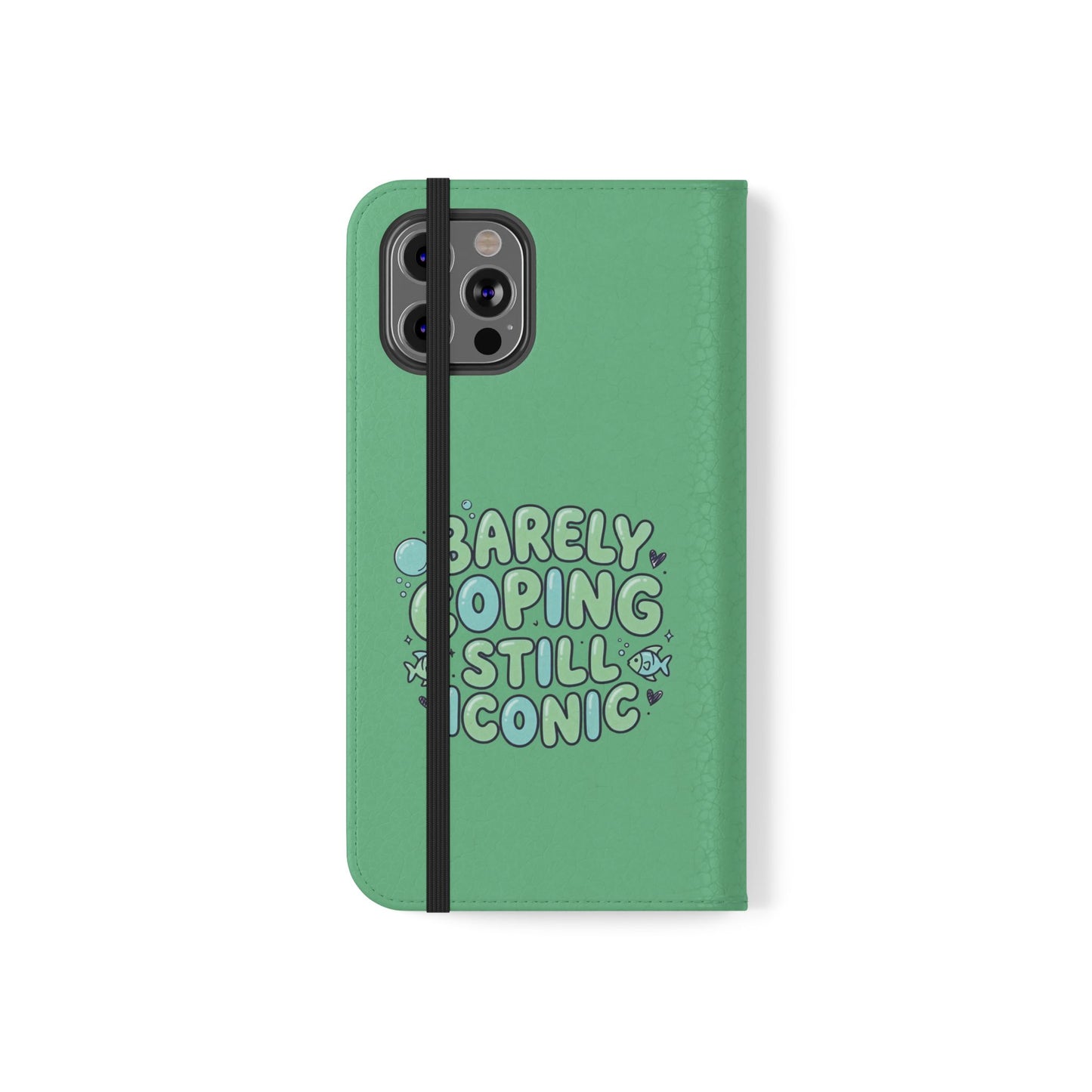 Barely Coping Still Iconic Flip Phone Wallet Case