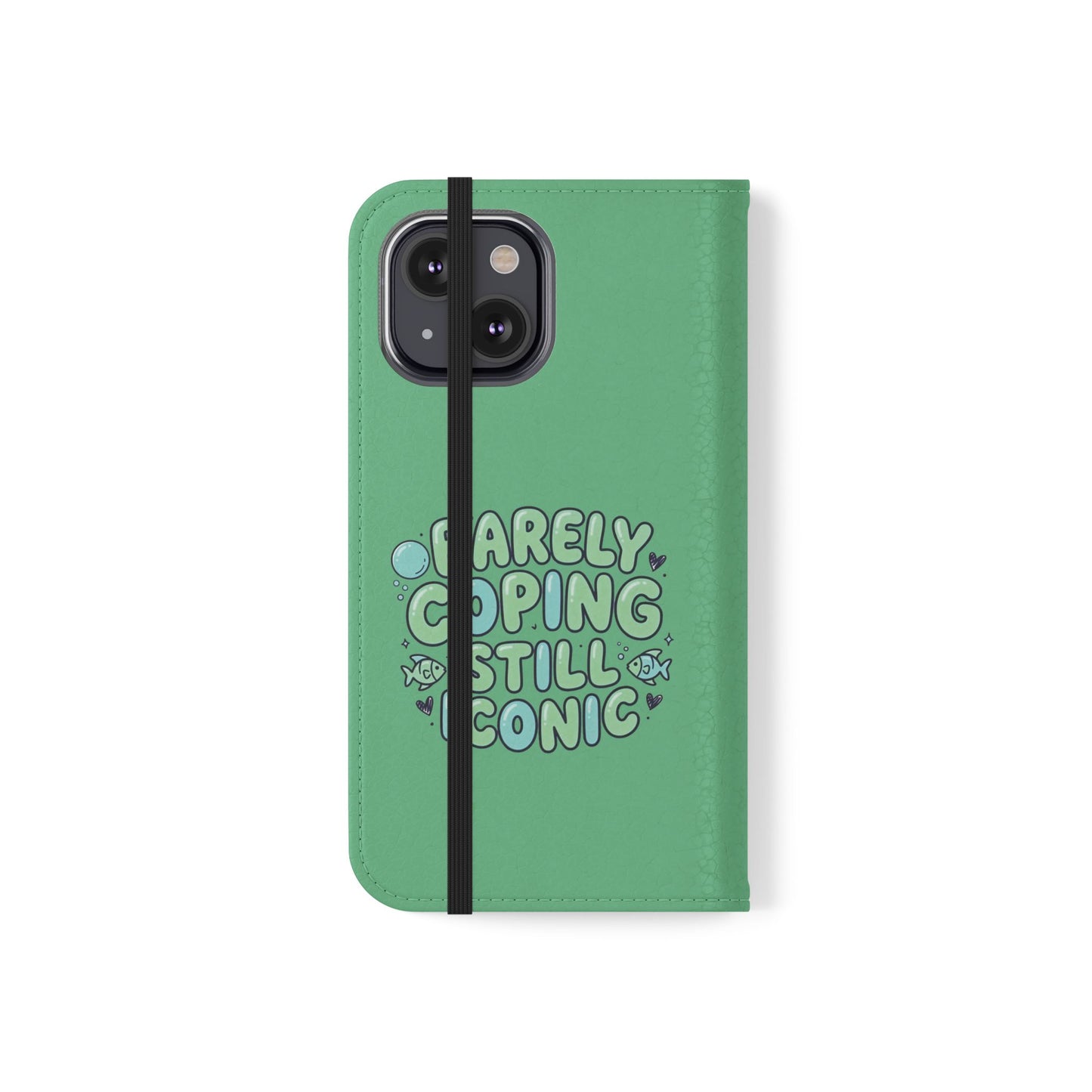 Barely Coping Still Iconic Flip Phone Wallet Case
