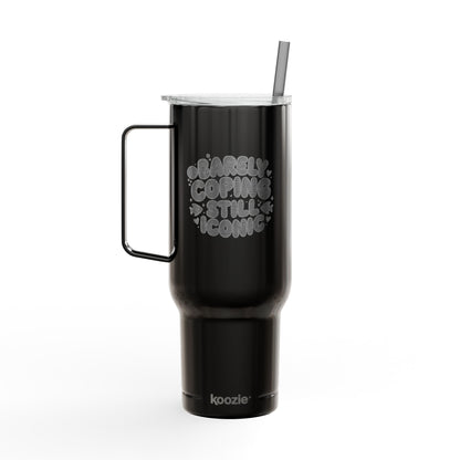 Barely Coping Still Iconic 40oz Engraved Insulated Tumbler