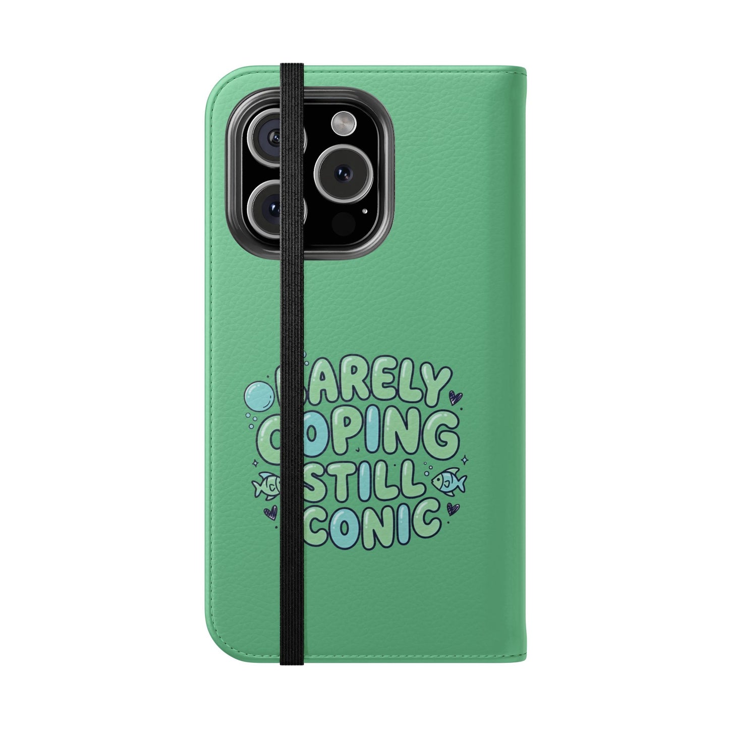 Barely Coping Still Iconic Flip Phone Wallet Case