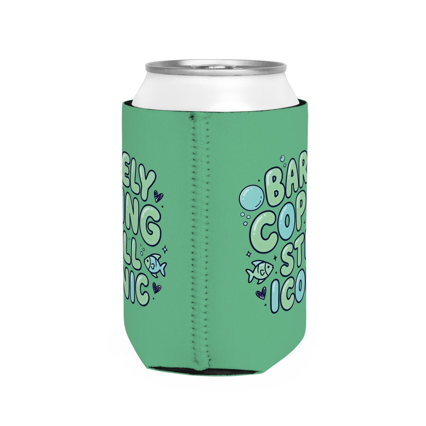 Barely Coping Still Iconic Can Cooler Sleeve