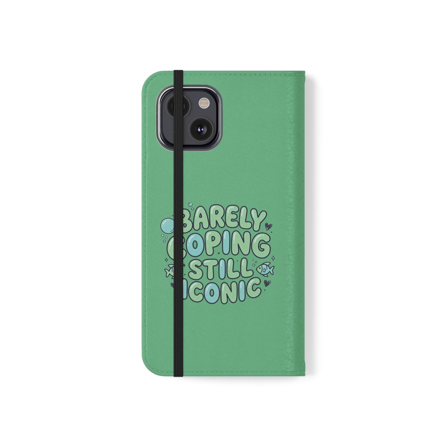 Barely Coping Still Iconic Flip Phone Wallet Case