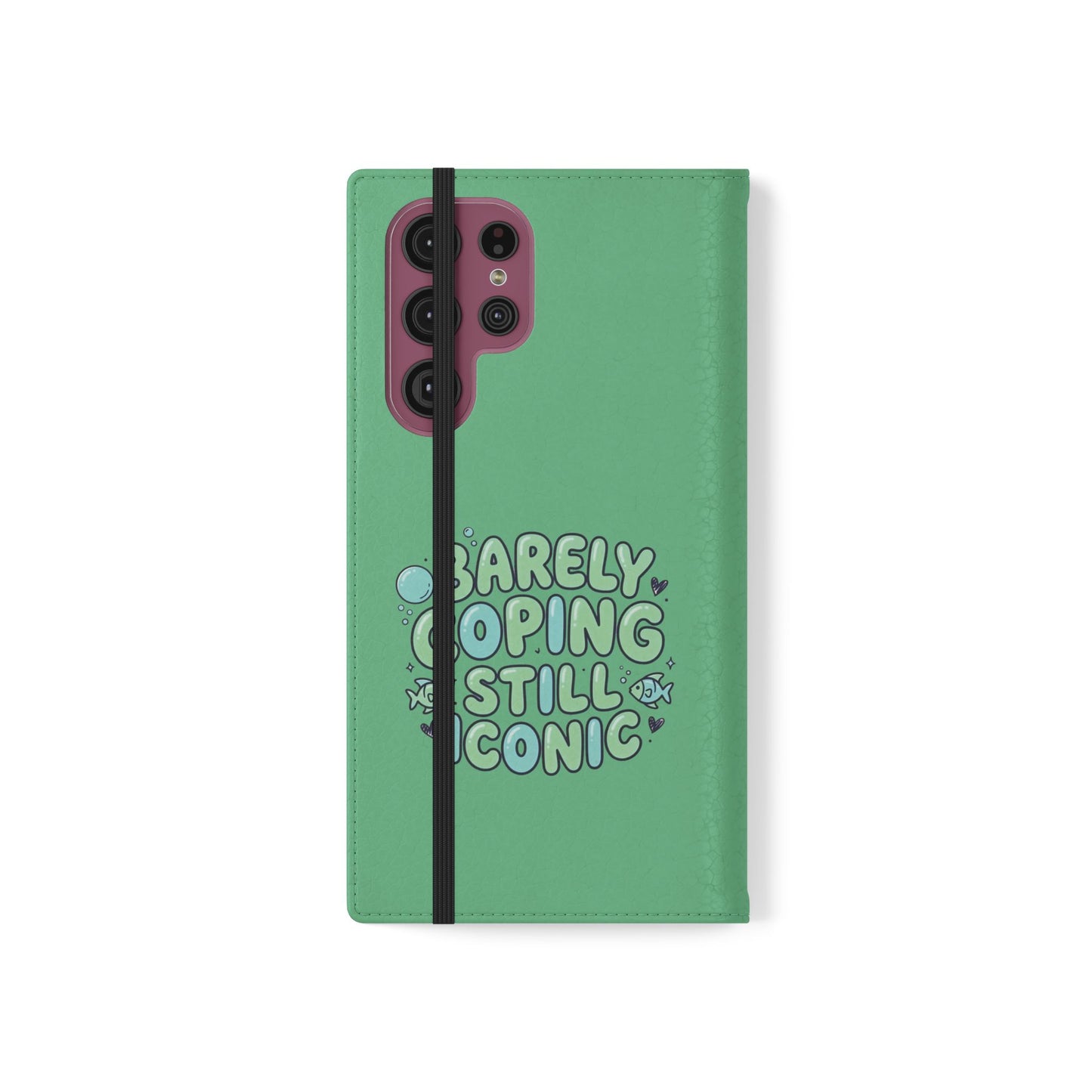 Barely Coping Still Iconic Flip Phone Wallet Case