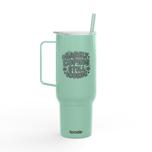Barely Coping Still Iconic 40oz Engraved Insulated Tumbler