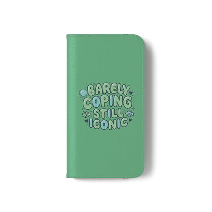 Barely Coping Still Iconic Flip Phone Wallet Case