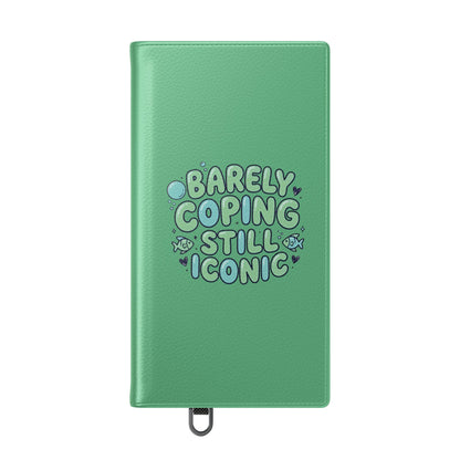 Barely Coping Still Iconic Flip Phone Wallet Case
