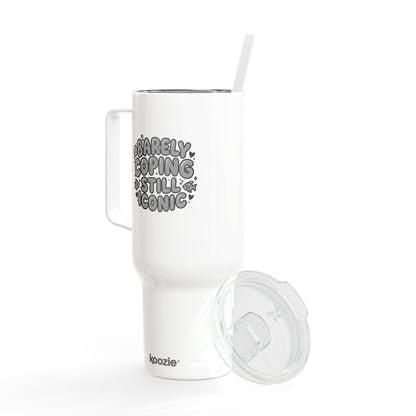 Barely Coping Still Iconic 40oz Engraved Insulated Tumbler
