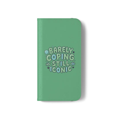 Barely Coping Still Iconic Flip Phone Wallet Case