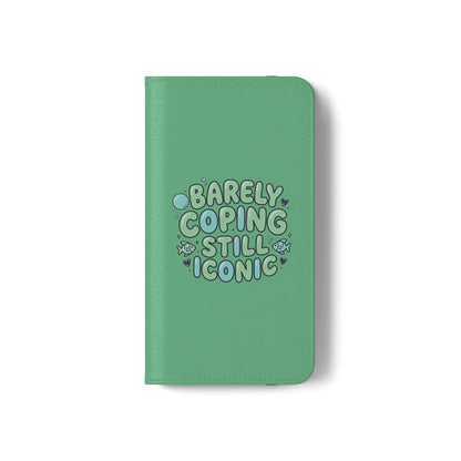 Barely Coping Still Iconic Flip Phone Wallet Case