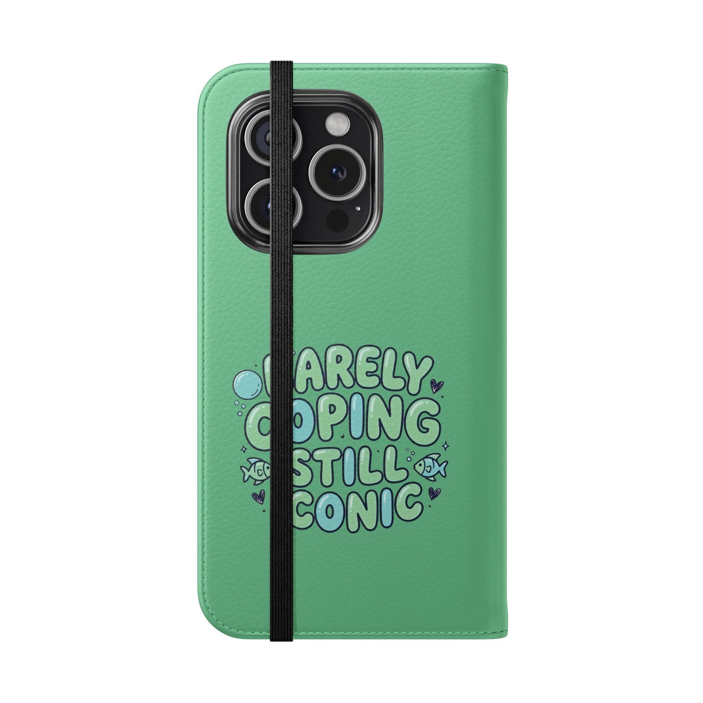 Barely Coping Still Iconic Flip Phone Wallet Case
