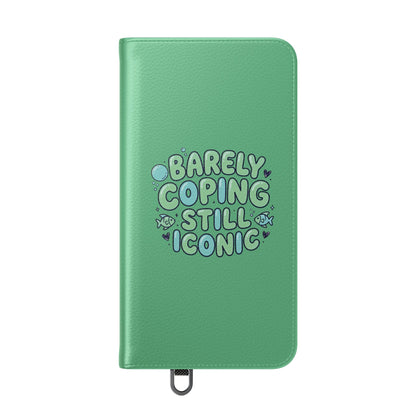 Barely Coping Still Iconic Flip Phone Wallet Case
