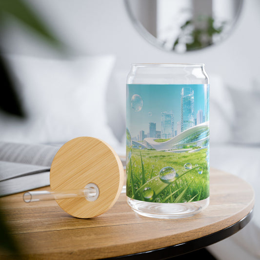 Frutiger Aero 16oz Reusable Drink Cup with Straw