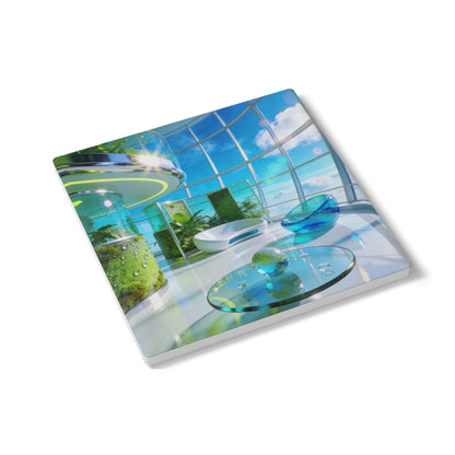 Frutiger Aero Ceramic Coaster