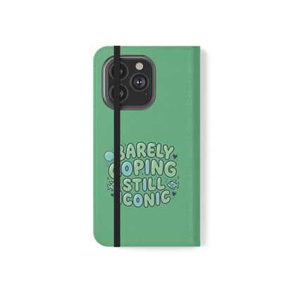 Barely Coping Still Iconic Flip Phone Wallet Case