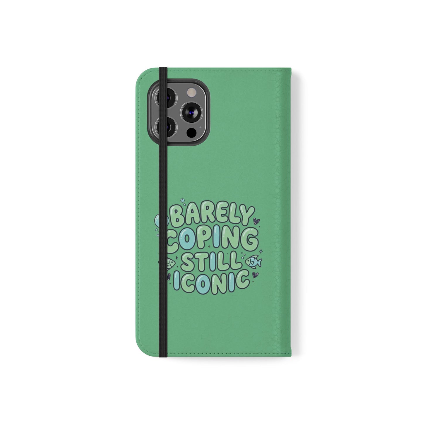 Barely Coping Still Iconic Flip Phone Wallet Case
