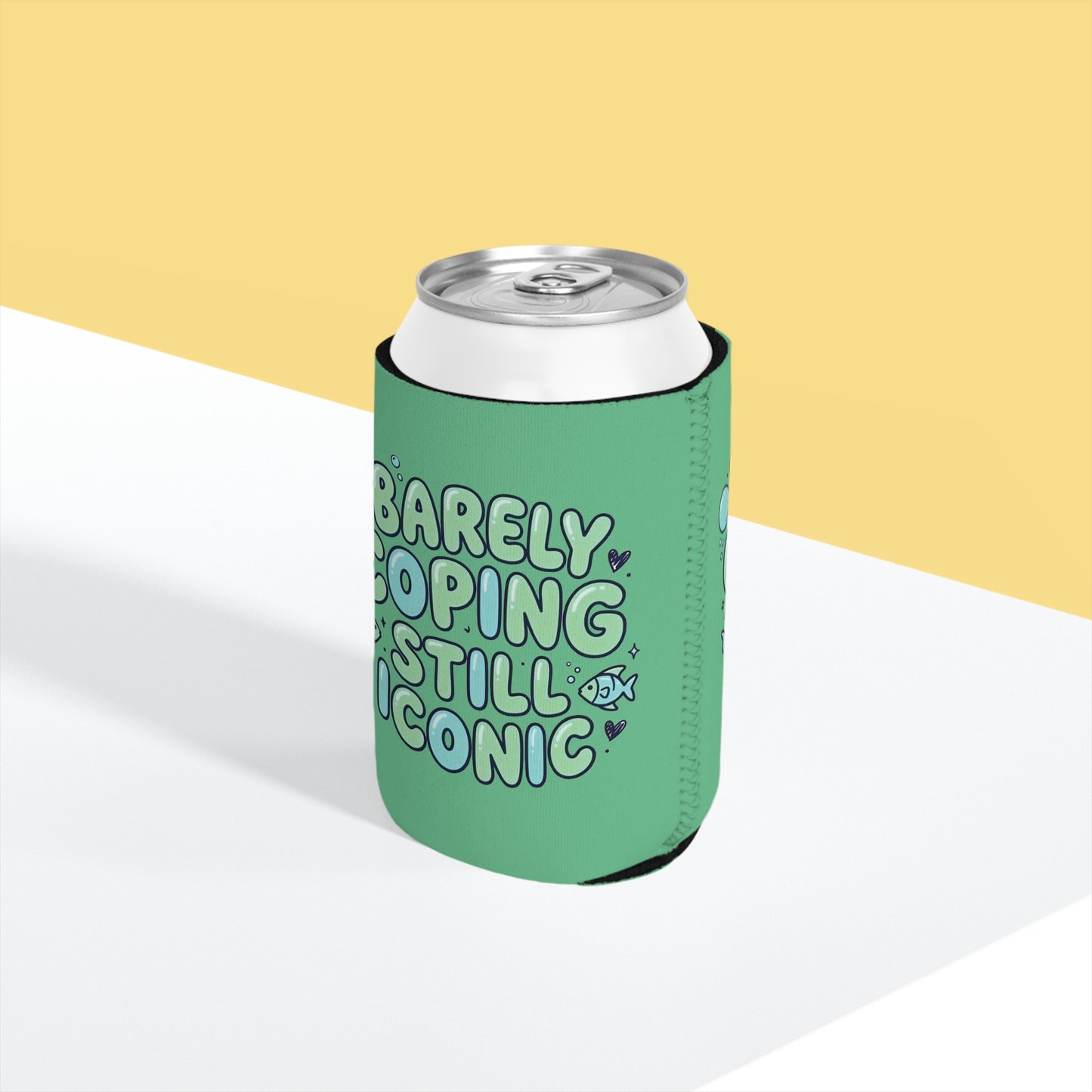 Barely Coping Still Iconic Can Cooler Sleeve