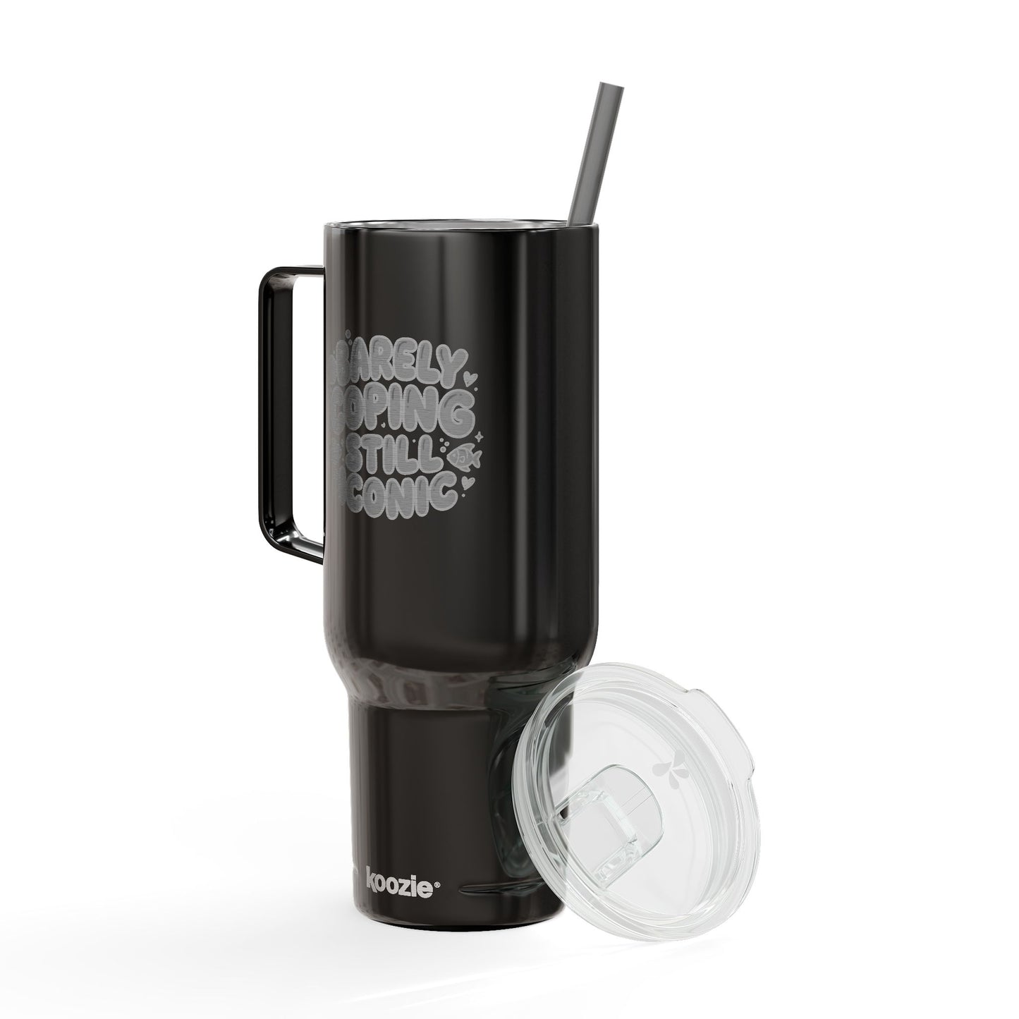 Barely Coping Still Iconic 40oz Engraved Insulated Tumbler