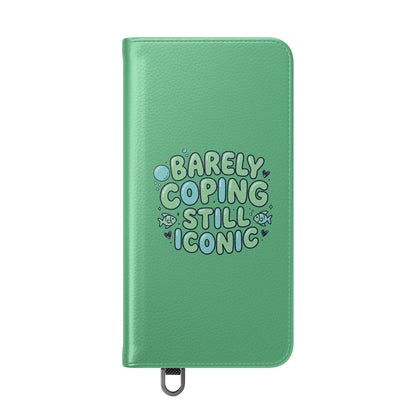 Barely Coping Still Iconic Flip Phone Wallet Case