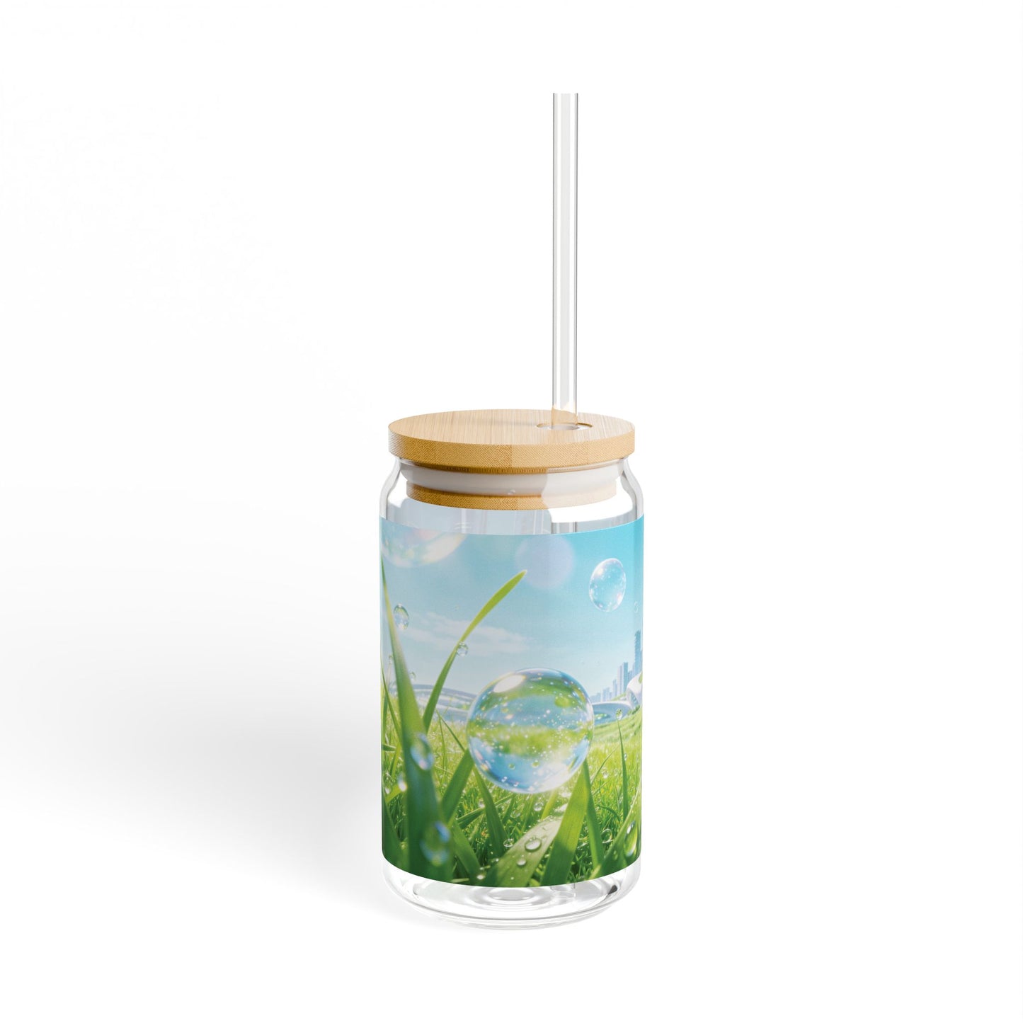 Frutiger Aero 16oz Reusable Drink Cup with Straw