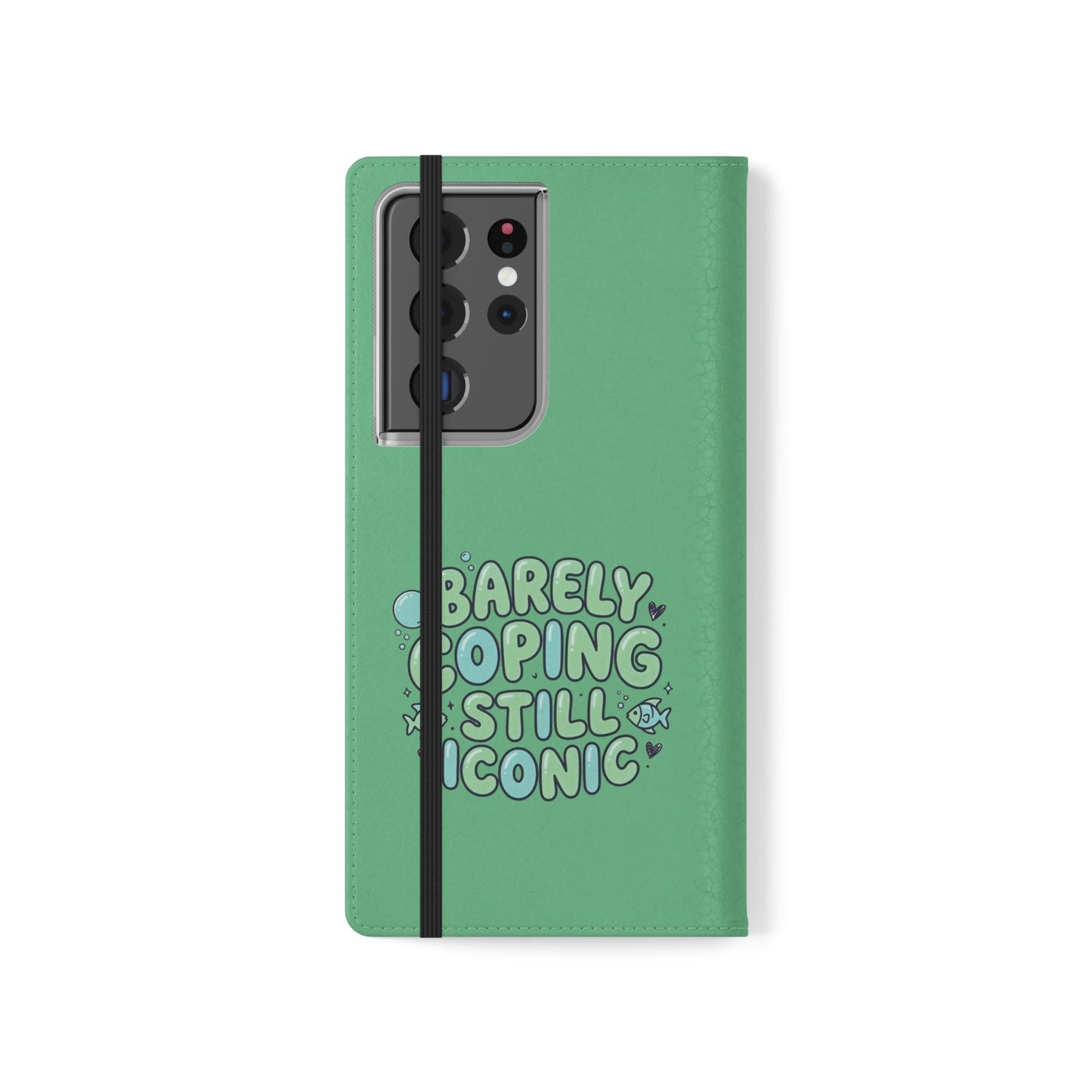 Barely Coping Still Iconic Flip Phone Wallet Case