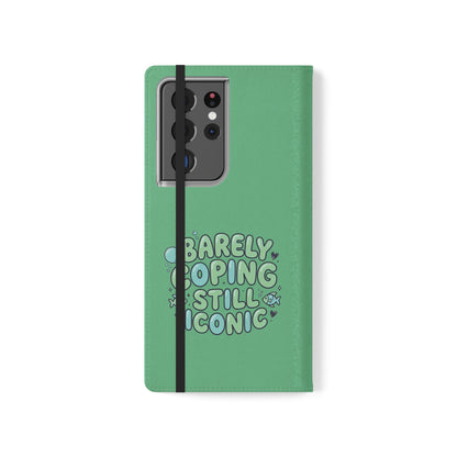 Barely Coping Still Iconic Flip Phone Wallet Case