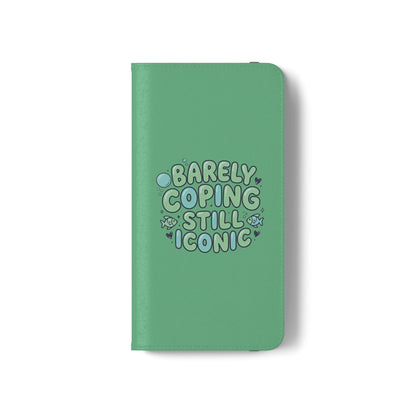 Barely Coping Still Iconic Flip Phone Wallet Case