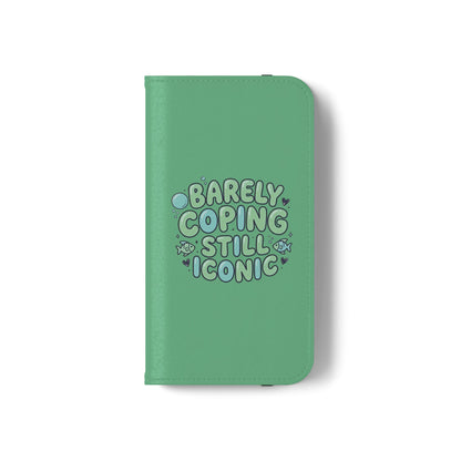 Barely Coping Still Iconic Flip Phone Wallet Case