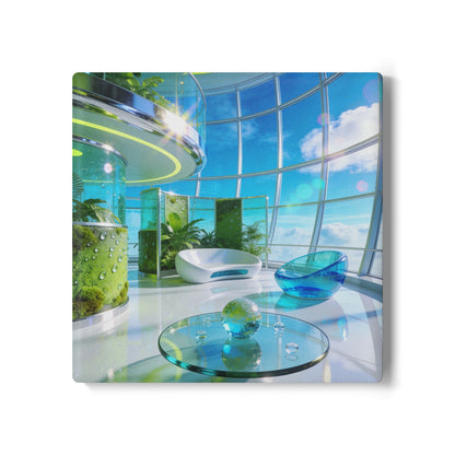 Frutiger Aero Ceramic Coaster